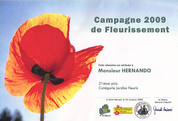 Campagne 2009 de fleurissement 