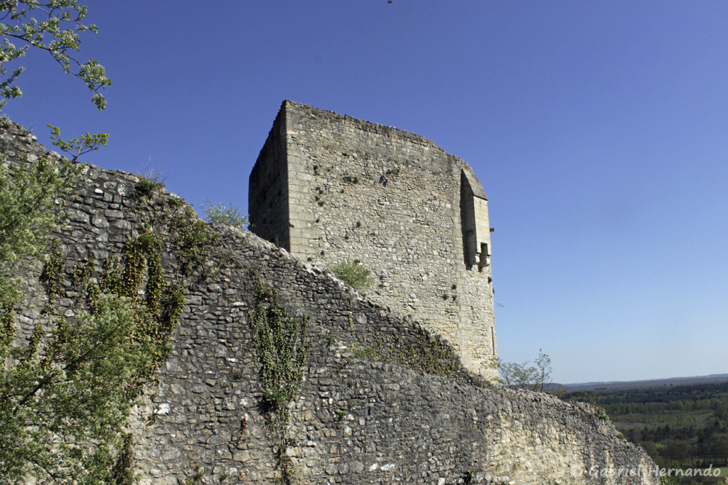 Le donjon médiéval de La Roche-Guyon (avril 2017)