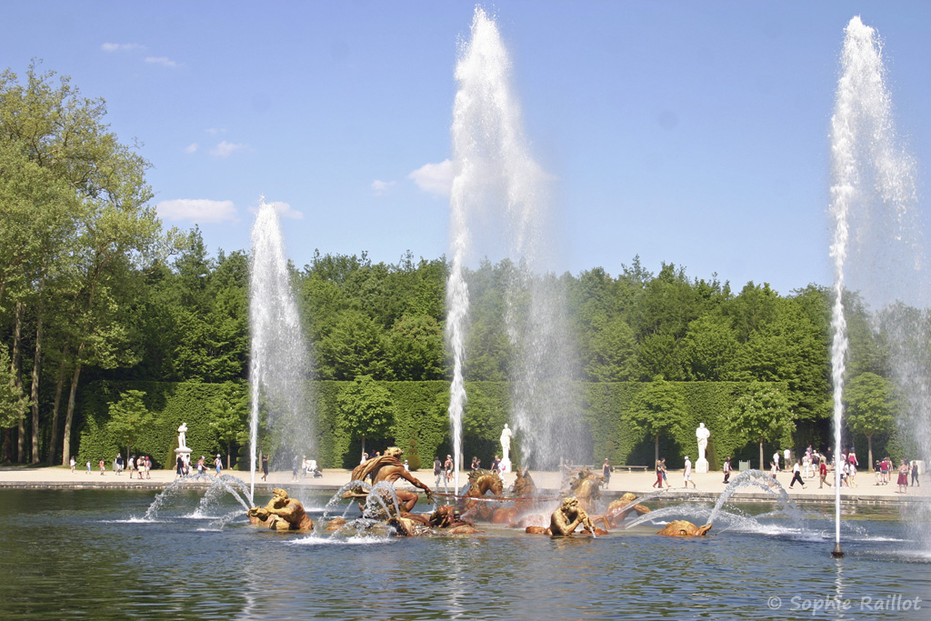 Le bassin du char d'Apollon, parc du château de Versailles