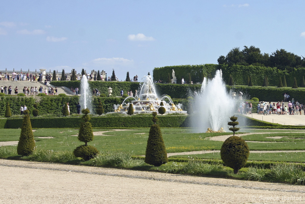 Parterre de Latone, avec le bassin du même nom, parc du château de Versailles