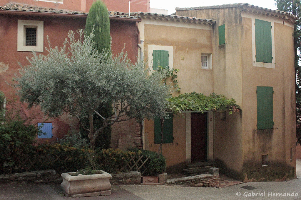 Roussillon en Provence, dans le Lubéron