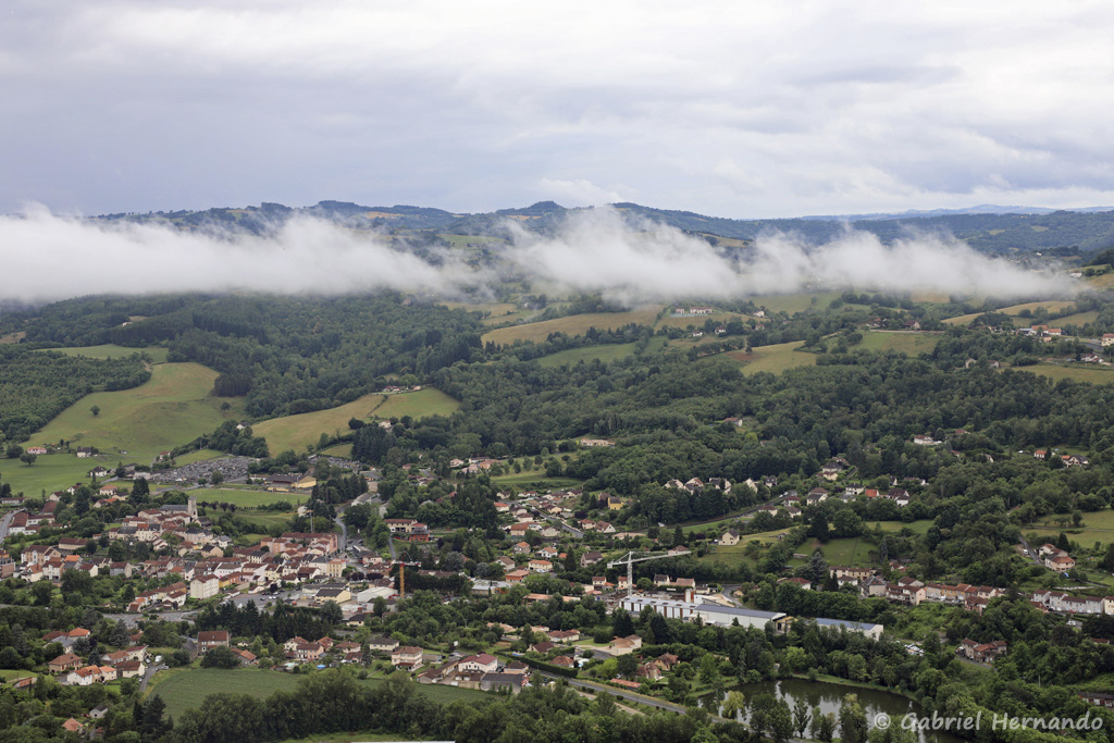 Panorama sur Firmi (Puy de Wolf, Aveyron, juin 2021)