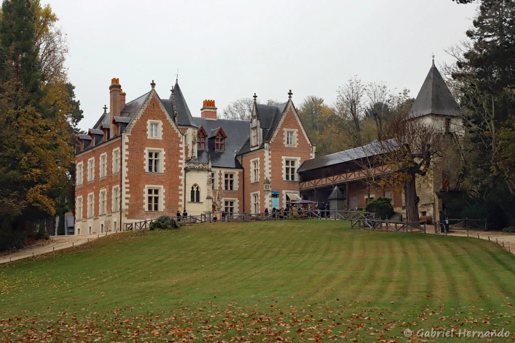 Le château du Clos Lucé (Amboise, novembre 2021)