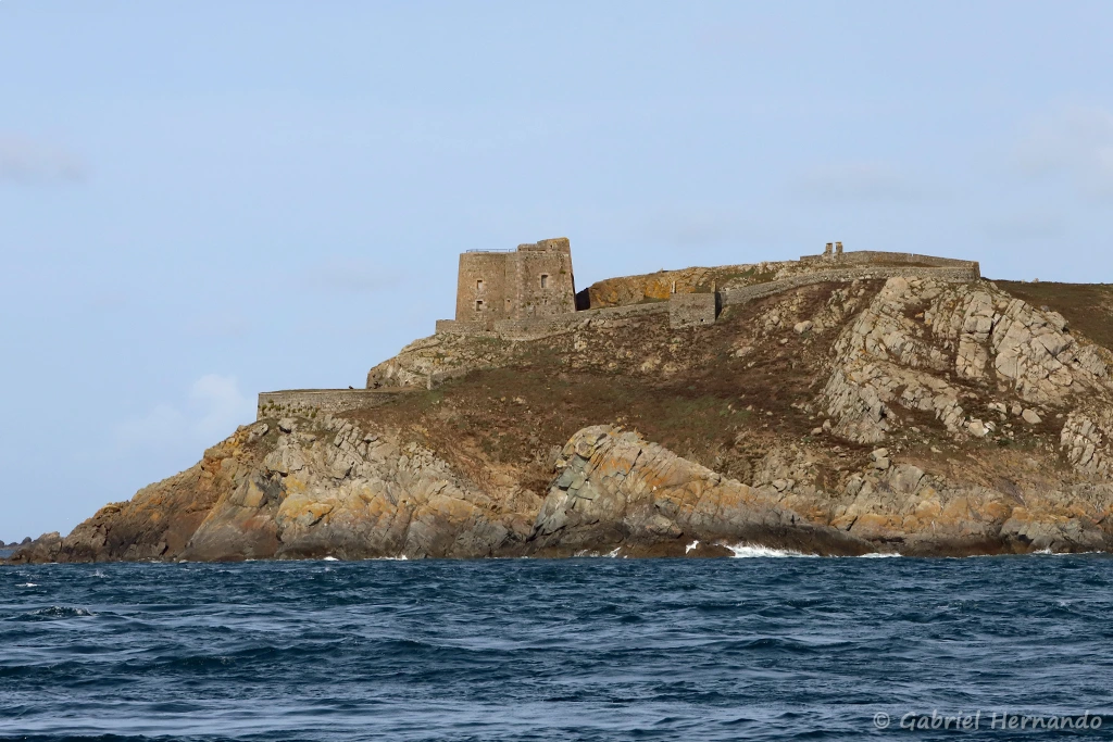 Fort de l'île aux Moines, XVIIIe siècle (archipel des 7 îles, Bretagne, septembre 2021)