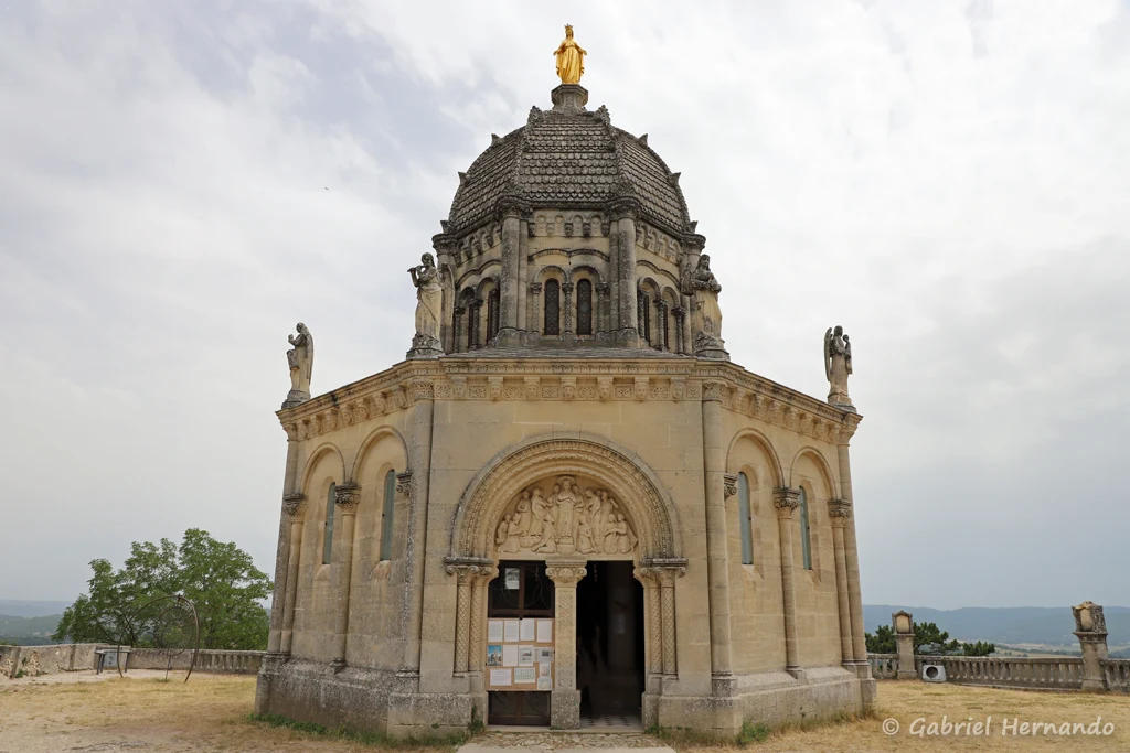 Chapelle Notre Dame de Provence sur la citadelle (Forcalquier, juin 2022)