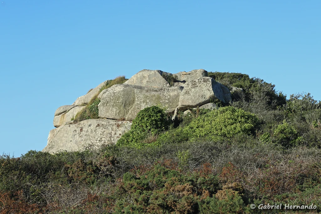 Le rocher du point de vue panoramique (L'Île-Grande, Pleumeur-Bodou, septembre 2021)