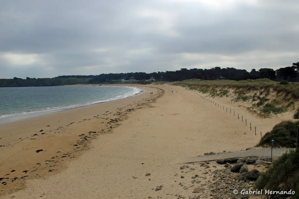 La plage des Chevrets (Saint-Coulomb, mai 2023)