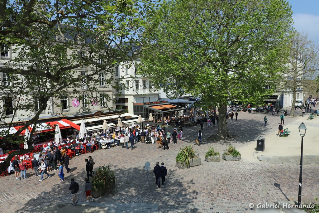 Place Chateaubriand (Saint-Malo, mai 2023)