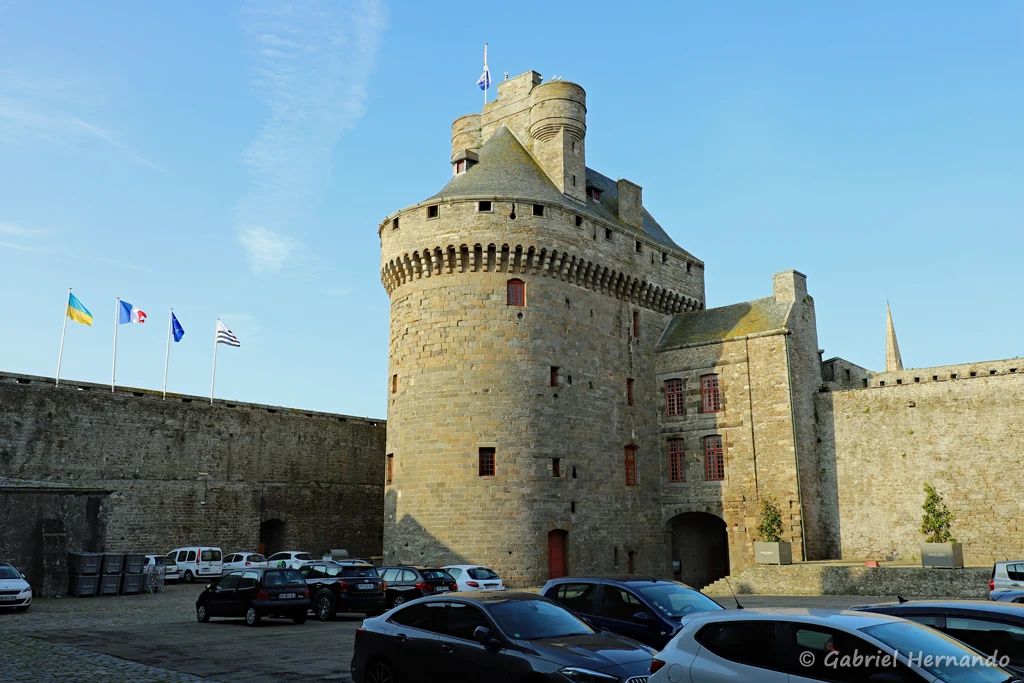 Le Grand Donjon (XVe) du château/mairie (Saint-Malo, mai 2023)