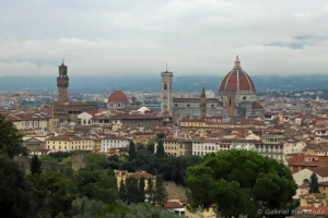Panorama sur Florence, depuis le belvédère (Florence, Italie, octobre 2024)