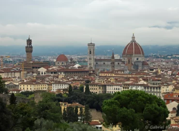 Panorama sur Florence, depuis le belvédère (Florence, Italie, octobre 2024)